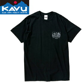 ★セールsale 14%OFF★ カブー KAVU メンズ 半袖Tシャツ トゥルーロゴ Tシャツ True Logo Tee ブラック 19821842
