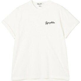 ジムフレックス GYMPHLEX レディース Tシャツ 刺繍ロゴTシャツ ホワイト #J-1155 CH