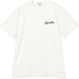 ジムフレックス GYMPHLEX メンズ 半袖Tシャツ 刺繍ロゴTシャツ ホワイト #J-1155 CH