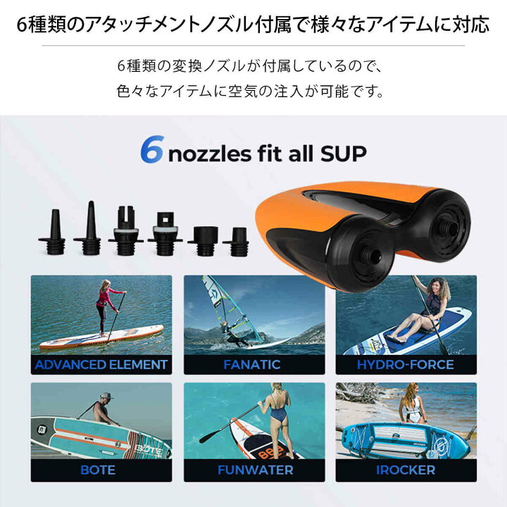 楽天市場】フレックステイル FLEXTAIL マックスサップポンプ SUP用 