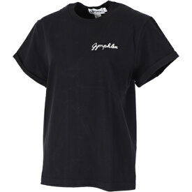 ジムフレックス GYMPHLEX レディース Tシャツ 刺繍ロゴTシャツ ブラック #J-1155 CH