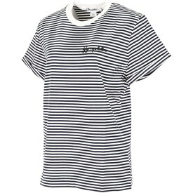 ジムフレックス GYMPHLEX レディース Tシャツ 刺繍ロゴTシャツ ホワイト×ニューネイビー #J-1155 CH WHITE×NEW NAVY