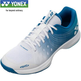 ★セールsale 22～42％OFF★ ヨネックス YONEX メンズ レディース テニスシューズ パワークッションエアラスダッシュ4GC オムニ クレー 砂入り人工芝 ホワイト/スカイブルー SHTAD4GC 175