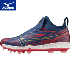 ミズノ MIZUNO メンズ レディース 野球 スパイク ライトレボプロ GS TPU LR PRO GS TPU ネイビー×ゴールド 11GP2300 29