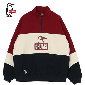 チャムス CHUMS メンズ レディース トレーナー マイトン パネル ハーフ ジップ トップ Myton Panel Half Zip Top CH00-1461