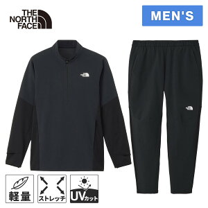 ★10%OFFクーポン 10/24〜10/30★ ザ・ノース・フェイス ノースフェイス メンズ ハイブリッドサーマルライトハーフジップ NL72576 & ハイブリッドサーマルライトパンツ NB62576 上下セット