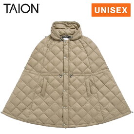 ★最大2,000円OFFクーポン 2/4〜2/11★ タイオン TAION メンズ レディース ウェア シティ ダウンケープ TAION-CPCI 【AP0204】