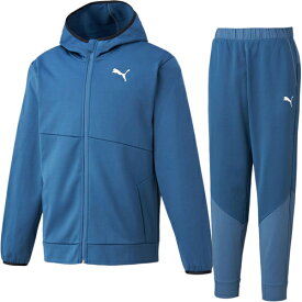 ★セールsale 12～51％OFF★ プーマ PUMA メンズ TRAIN ALL DAY パワーフリースフルジップ 522992 ＆ TRAIN ALL DAY パワーフリースジョガー 522996 上下セット