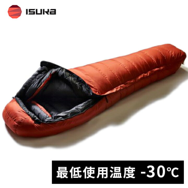 楽天市場】イスカ ISUKA シュラフ ダウンプラス デナリ 1100 ブリック 