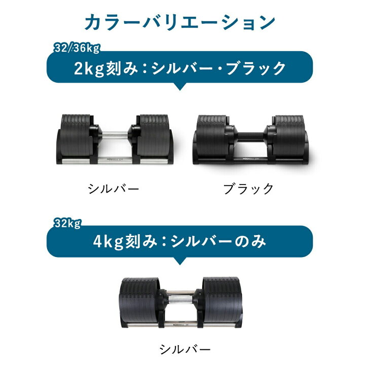 楽天市場】フレックスベル FLEXBELL 可変式ダンベル 32kg 2kg刻み/32kg 