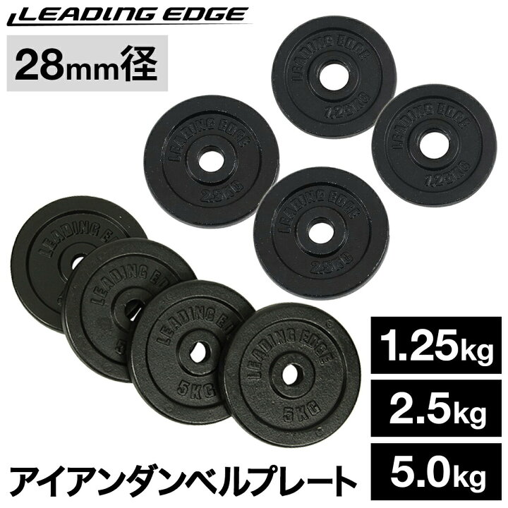 楽天市場】ダンベル アイアン プレート 1.25kg/2.5kg/5kg 2枚/4枚 