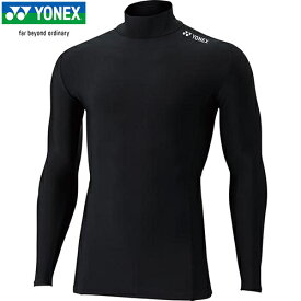 ヨネックス YONEX メンズ レディース テニスウェア ゲームシャツ ハイネック 長袖シャツ ブラック STBF1015 007