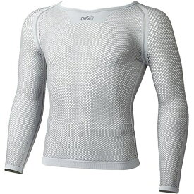 ミレー MILLET メンズ アンダーウェア ドライナミック メッシュ 3/4 スリーブ クルー DRYNAMIC MESH 3/4 SLEEVE CREW ライトグレー MIV01356 2601