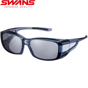スワンズ SWANS メンズ レディース スポーツサングラス オーバーグラス 偏光レンズモデル クリアスモーク OG4-0051 SCLA
