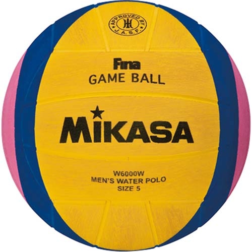 売れ筋No1公式試合球 水球 男性用 ミカサ MIKASA 水球 検定球 W6000W