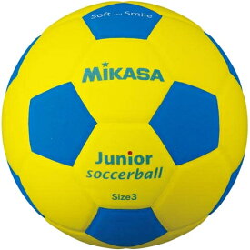 ミカサ MIKASA サッカーボール スマイルサッカー軽量3号 イエロー/ブルー SF3J-YBL