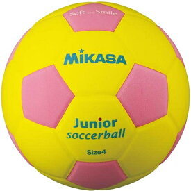 ミカサ MIKASA スマイルサッカーボール 軽量球 約180g 黄/ピンク SF4J YP