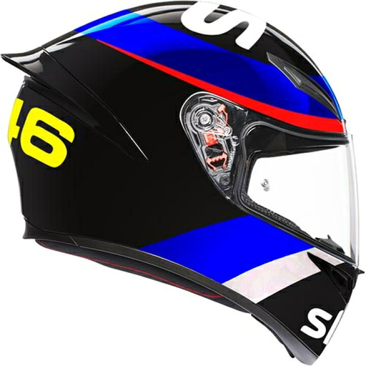 楽天市場】エージーブイ AGV フルフェイスヘルメット K1 VR46 スカイ 