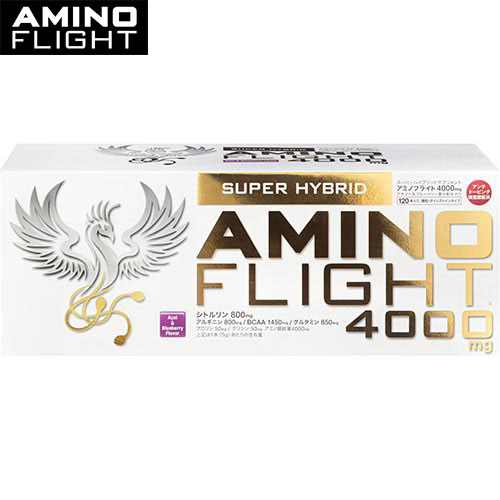 アミノフライト AMINO FLIGHT サプリメント アミノ酸 4000mg アサイー＆ブルーベリー風味 顆粒タイプ 120本入り AF-4000*120