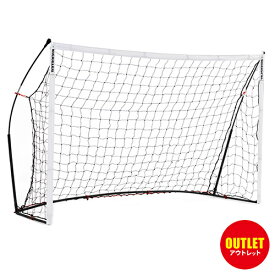 [訳あり]クイックプレイ QUICKPLAY キックスター ポータブル サッカーゴール 2.4m×1.5m(8X5ft) 組立式 練習器具 キッズ 2.4m×1.5m QP-8KSR-T