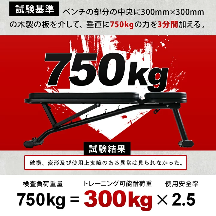 楽天市場】【楽天1位】マルチポジションベンチ 耐荷重300kg 高重量 