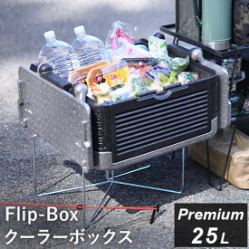フリップボックス Flip-Box プレミアム 折りたたみ クーラーボックス 25L シルバー FB-premium SV