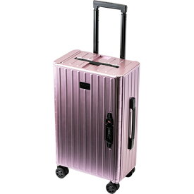 アンドフラット ＆．FLAT スーツケース 折り畳めるキャリーケース コンパクトキャリーケース メタリック COMPACT CARRY CASE METALIC ピンク FL14-4-00001