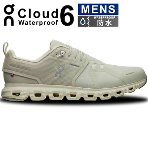 オン On メンズ ランニングシューズ クラウド 6 ウォータープルーフ Cloud 6 Waterproof スニーカー 防水 レインシューズ 雨 台風 梅雨 通気性 軽量 普段使い 旅行 通勤通学 靴 レイングッズ ジョギ