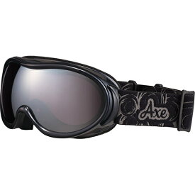 アックス AXE レディース メガネ対応 スノーゴーグル UVカット ブラックマイカ AX595-WMD BK