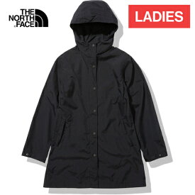 ザ・ノース・フェイス ノースフェイス レディース コンパクトコート Compact Coat ブラック NPW22134 K 春 マウンテンパーカー 撥水 ジャケット パーカー アウター コート ロング