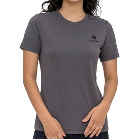 ルコック スポルティフ le coq sportif レディース エコペットショートスリーブシャツ チャコール QMWTJA30Z CHC
