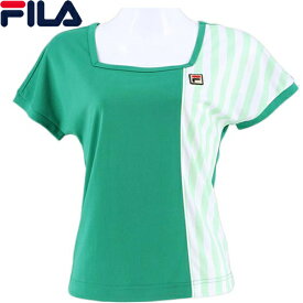 フィラ FILA レディース ゲームシャツ グリーン VL2430 25