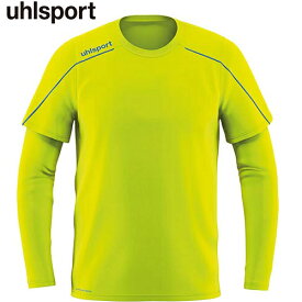 ウールシュポルト uhlsport メンズ サッカーウェア キーパーシャツ ストリーム 22 GKシャツ フローイエロー×レーダーブルー 1005623 08