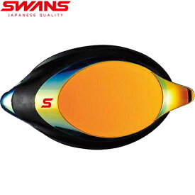 スワンズ SWANS メンズ レディース スイミングゴーグル PREMIUM ANTI-FOG 片眼 1個 SRX 度付きレンズ スモーク×Fオレンジミラー SRXCL-MPAF SMOR