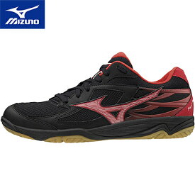 ミズノ MIZUNO メンズ レディース バレーボールシューズ ロイヤルフェニックス 3 ブラック×ホワイト×レッド V1GA2030 01