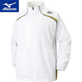 ミズノ MIZUNO メンズ レディース バスケットボールウェア ジャケット ウィンドブレーカーシャツ ホワイト×ゴールド×ブラック W2JE6501 01