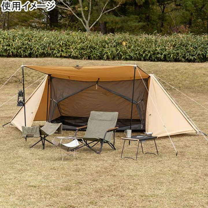 楽天市場】バンドック BUNDOK テント ソロベースTC サンドベージュ BDK 