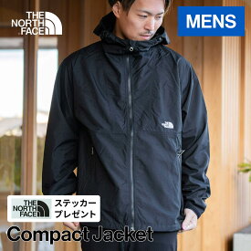 ☆ステッカープレゼント☆ ザ・ノース・フェイス ノースフェイス メンズ コンパクトジャケット Compact Jacket ブラック NP72230 K