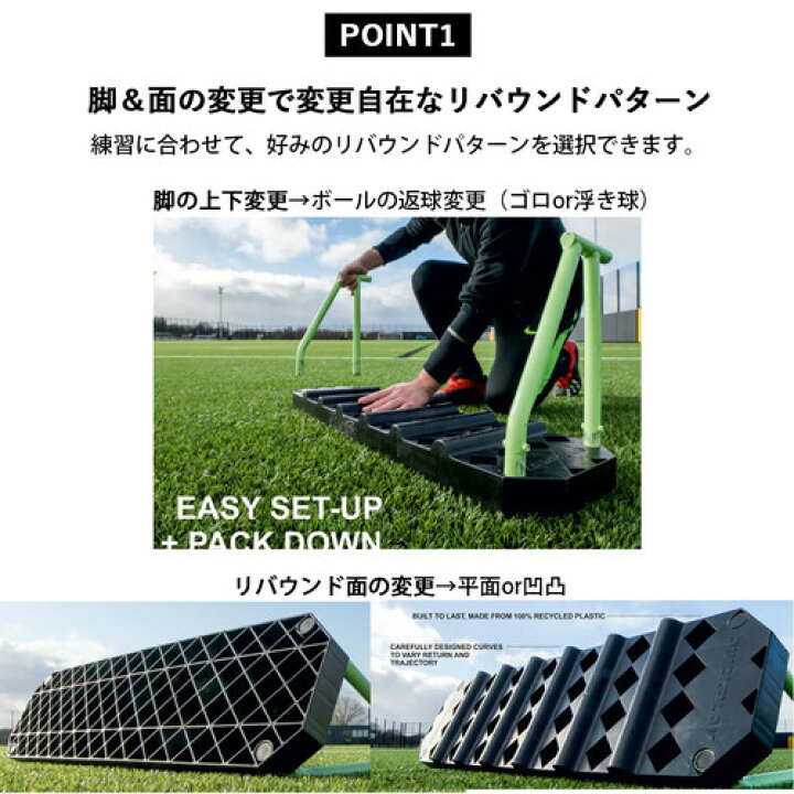 楽天市場】【楽天1位】 クイックプレイ サッカー リバウンダーボード 