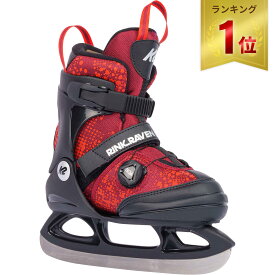 【楽天1位】 ケーツー K2 キッズ アイススケート靴 リンク レイブン ボア RINK RAVEN BOA レッド I220300301 RED
