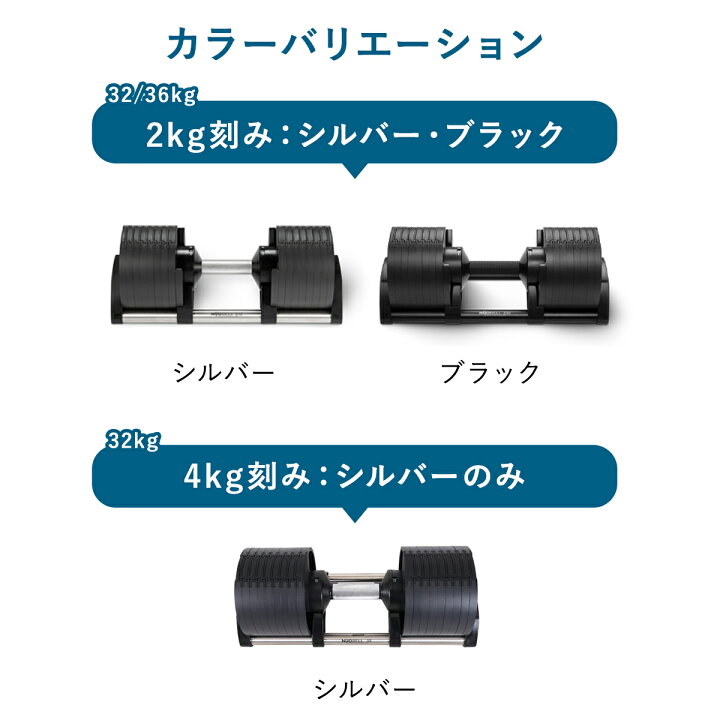 楽天市場】フレックスベル FLEXBELL 可変式ダンベル 32kg 2kg刻み/32kg  