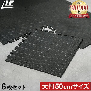 �G�N�T�T�C�Y�}�b�g EVA �W���C���g�}�b�g 50cm ����1.2cm �u���b�N 6�� LE-GMT05B ���[�f�B���O�G�b�W LEADING EDGE �t���A�}�b�g ���^���b�N�� �g���[�j���O���[��