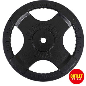 [�󂠂�]LEADING EDGE ���[�f�B���O�G�b�W �w�r�[�v���[�g 20kg 28mm�a �_���x�� LE-HP20-T �u���b�N