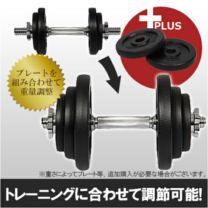 楽天市場】アイアンダンベル 片手30kg×2個 LE-IDB30 計60kgセット 