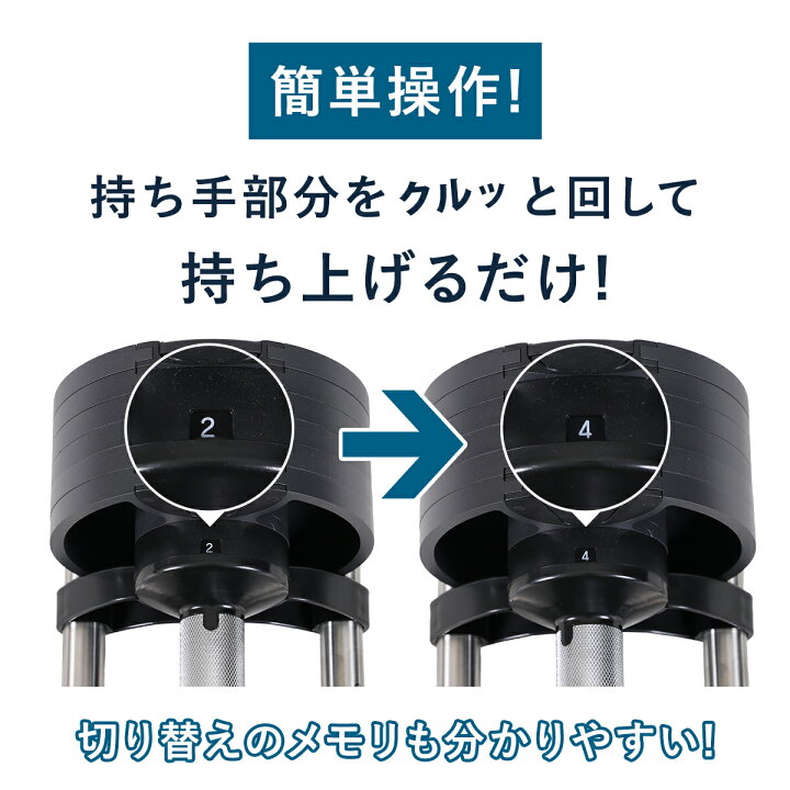 楽天市場】フレックスベル FLEXBELL 可変式ダンベル 32kg 2kg刻み/32kg 