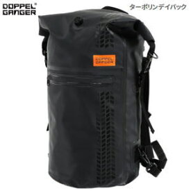 DOPPELGANGER バイク用 バッグ ターポリンデイパック 防水バッグ デイバッグ シートバッグ ドライバッグ バックパック 容量20L ターポリンデイパック DBT420-BK ブラック