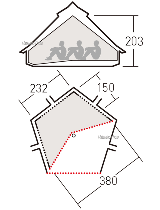 未使用　グロッケ12 ハーフインナー　オガワ　タープテント ヨドバシ.com - ogawa オガワ グロッケ12ハーフインナー