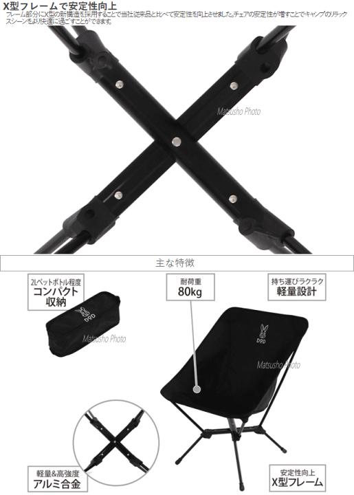 楽天市場】アウトドア キャンプ コンパクトチェア DOD スワルス