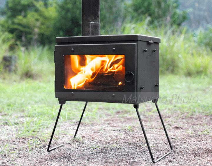 ミニ薪ストーブ PILMOA キャンプテイナー PCN0001 実用性抜群！ミニ薪ストーブで調理までできる！いつでも使える