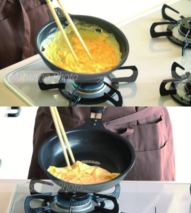 楽天市場】ガス火専用 フライパン オムレツパン ふわとろ